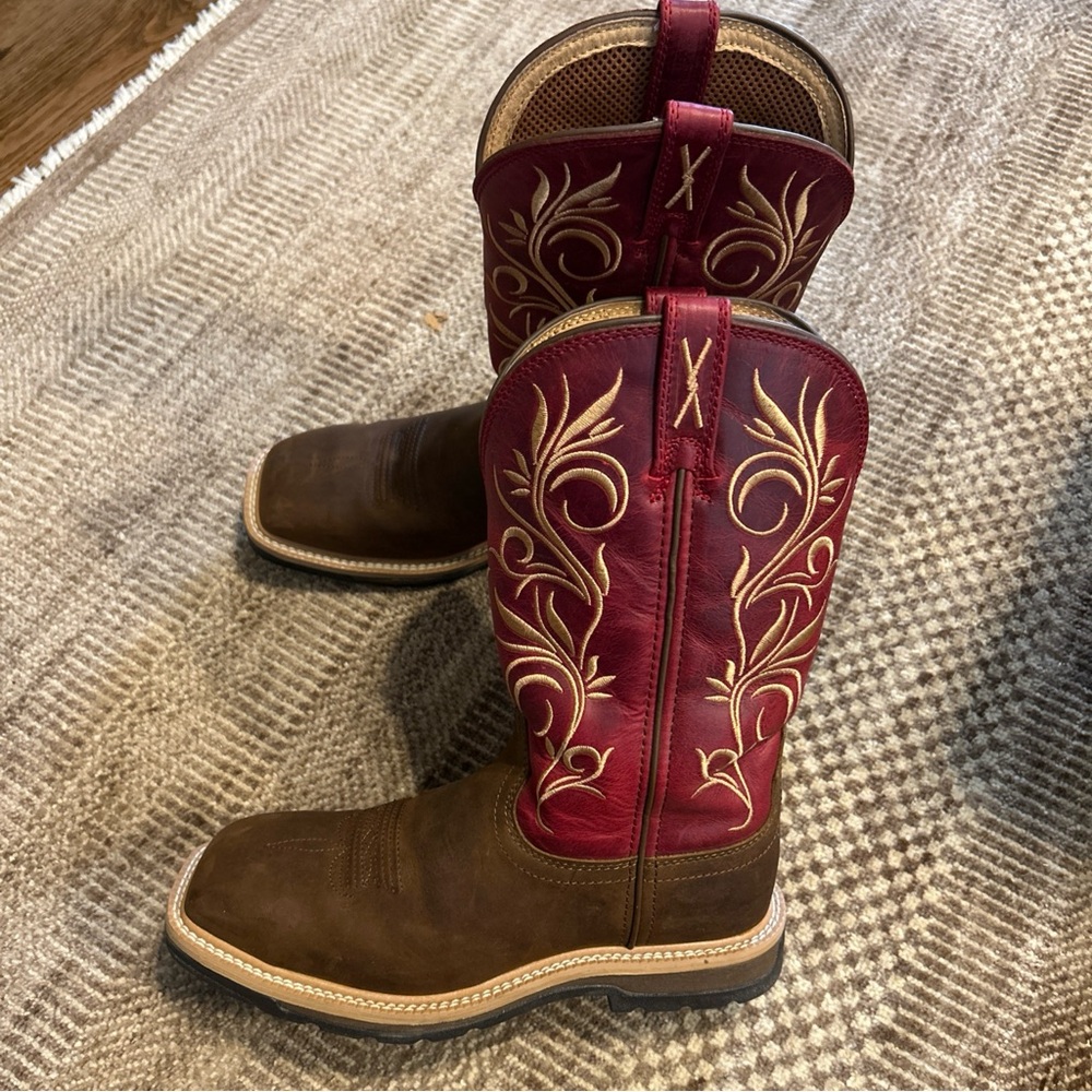 Twisted X Women's 7.5 B Western Work Boot - Steel Toe  - WLCS003